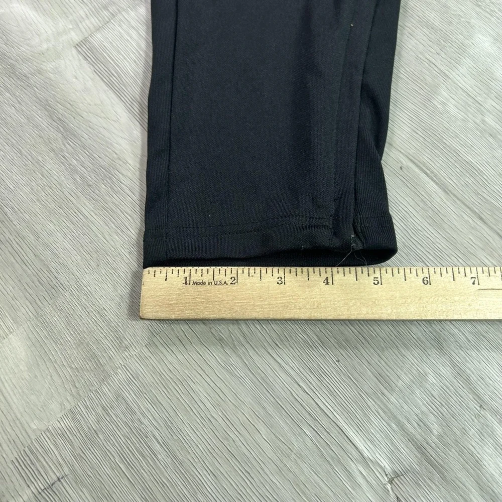Adidas AEROREADY Track Pants Mens Large Black 3 Stripe Zip Hem Athletic H28914